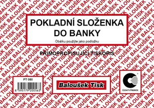 Pokladní složenka do banky A6 PT080